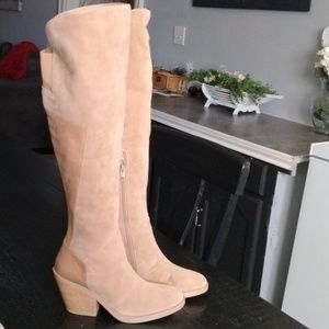 NAYA OVER KNEE SUEDE BOOTS